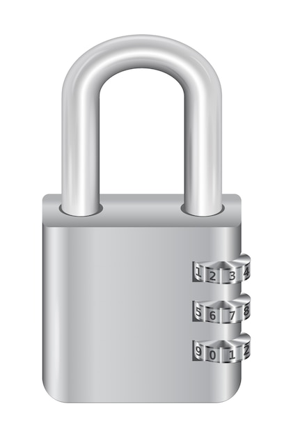 steel master key lock with padlock