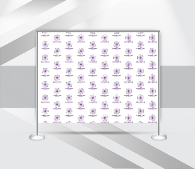 step and repeat banner Pattern design template