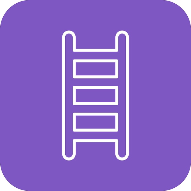 Stepladder icon vector image Can be used for Gardening