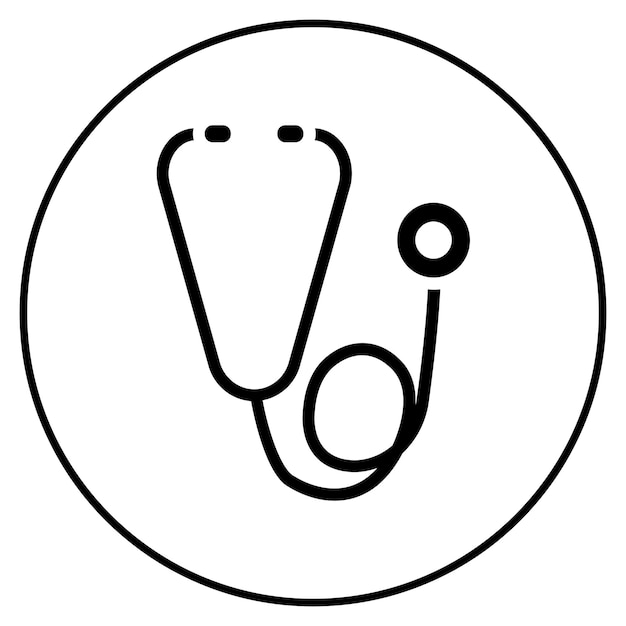 Stethoscope icon vector image Can be used for Cardiology
