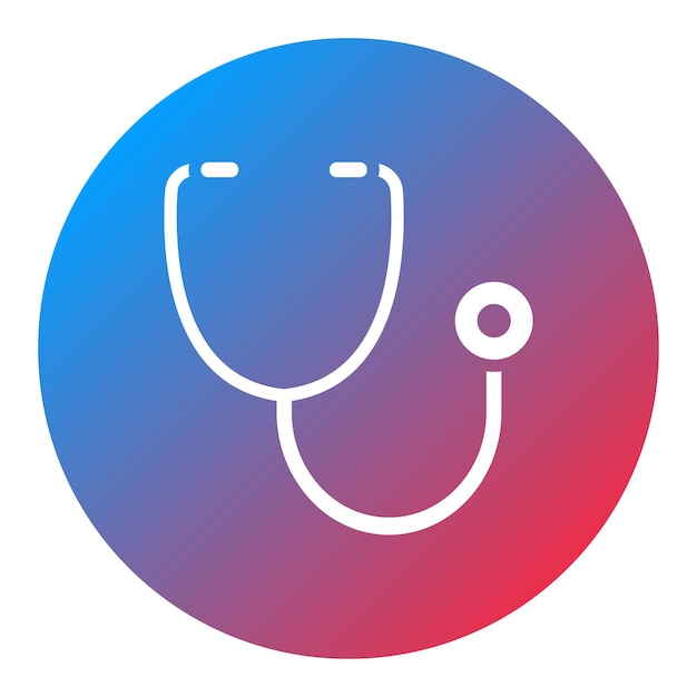 stethoscope icon vector image can be used for science