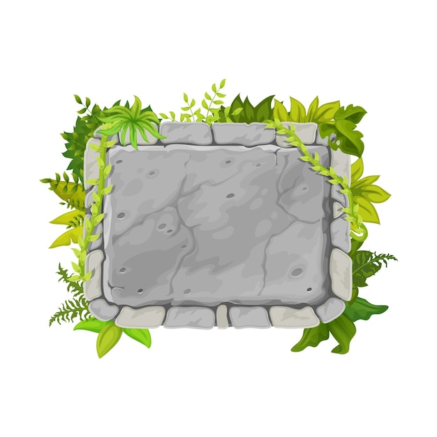 Stone game interface ui game button gui element