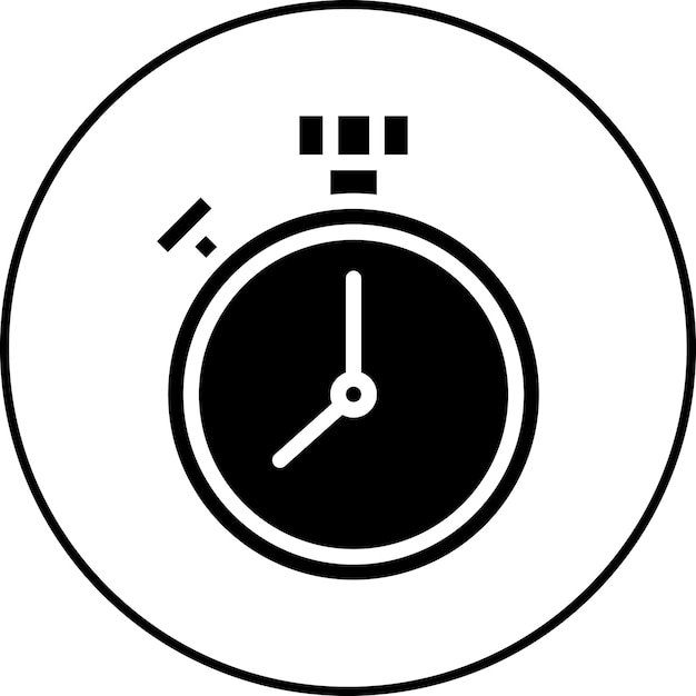 stopwatch icon vector image can be used for track and field