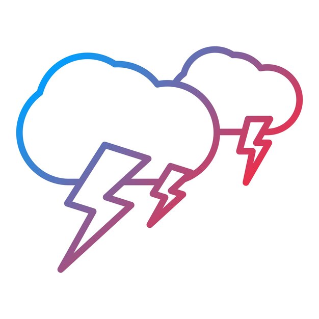storm icon vector image can be used for spring