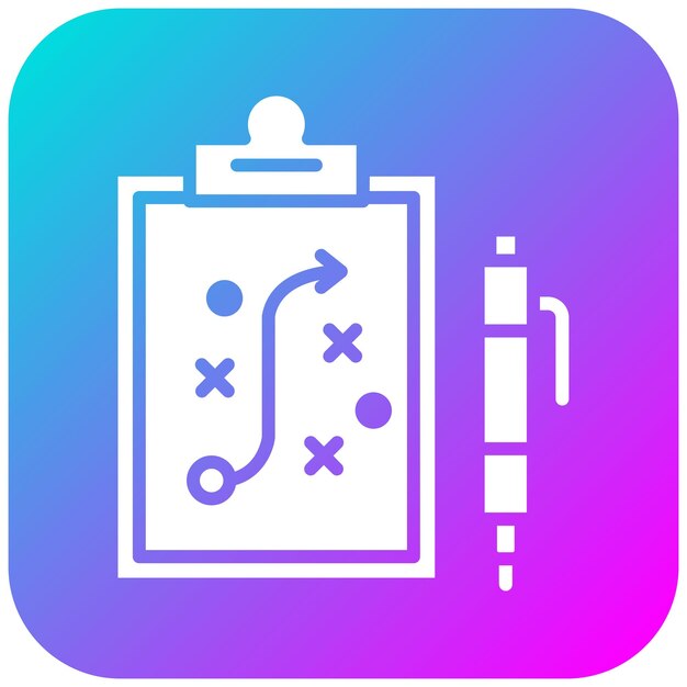 Strategic Planning vector icon Can be used for Leadership iconset
