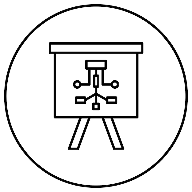 strategy icon vector image can be used for project management