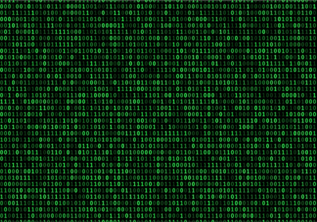Streaming binary code background