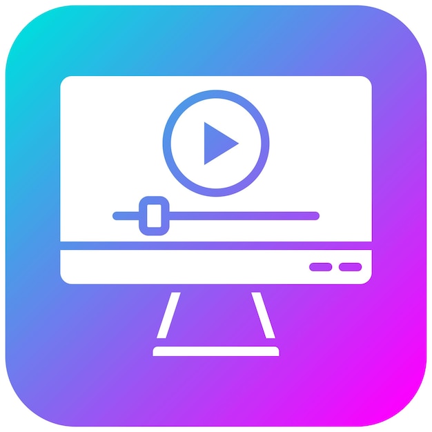 Streaming vector icon Can be used for Virtual Reality iconset