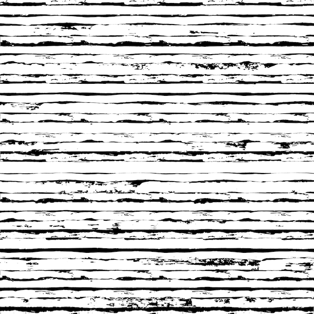 Striped pattern Seamless irregular hand drawn background Grunge painted lines Distress texture Vector graphic print