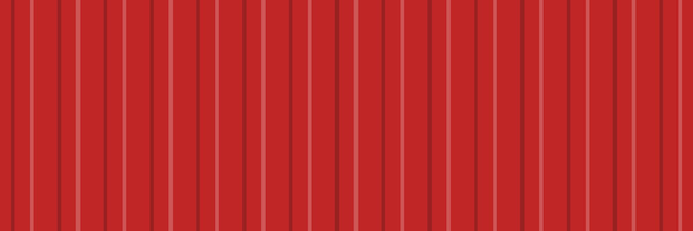 Striped red metal cargo container line for background.