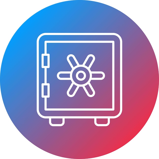 Strongbox icon vector image Can be used for Protection and Security