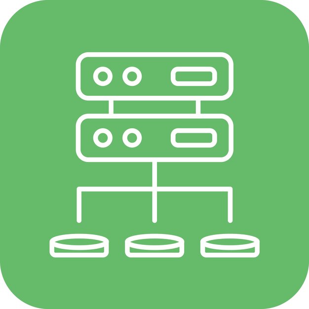 Structured Data icon vector image Can be used for Data Analytics