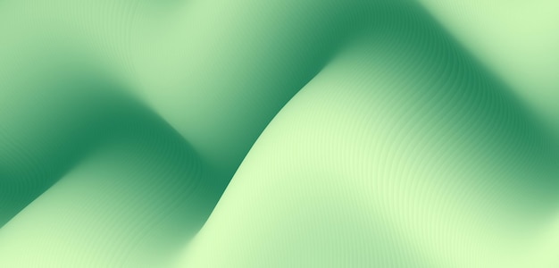Stylish corrugated motion high-grade green mixed fluid gradient abstract background