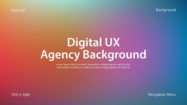 Stylish UI Background Templates with Gradient Mesh