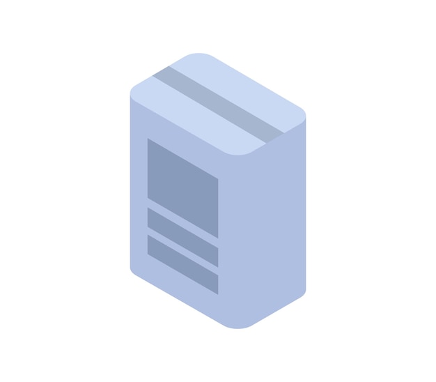 Sugar package isometric