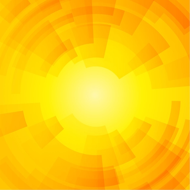 sunny radial background Technology orange background Vector