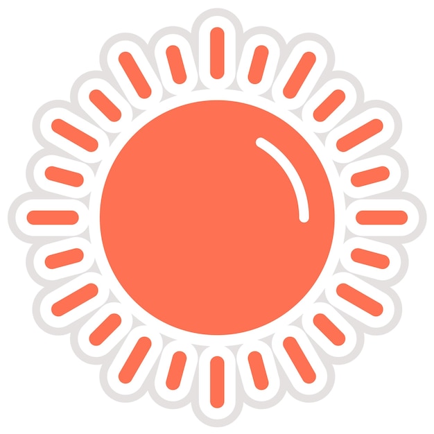 Sunrise Vector Icon Design Illustration