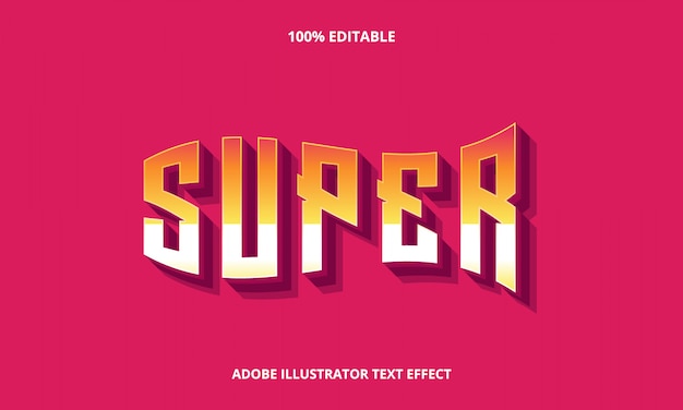 Super Flag Text Effect Editable