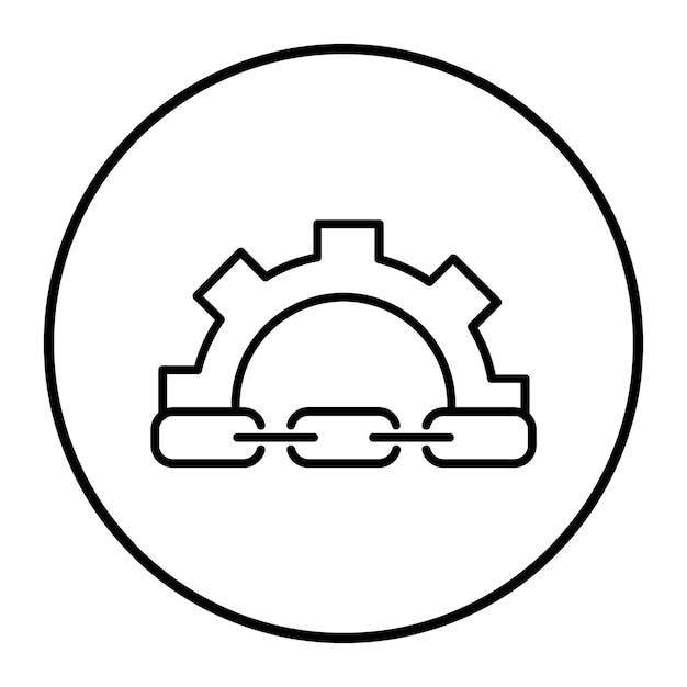 Supply Chain Vector Illustration