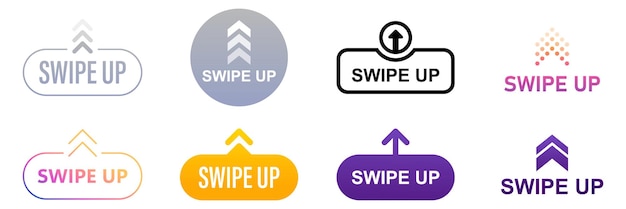 Swipe Up For Social Media Stories Arrow Up Icon
