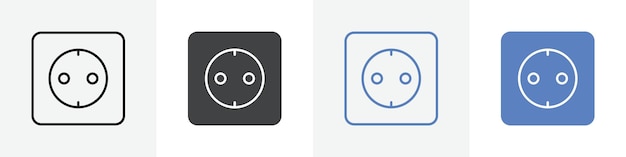 switch board icon vector set use for web ui or app