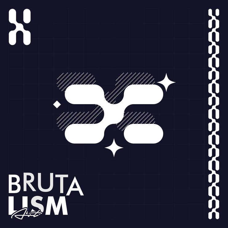 Vector symbol design abstract geometric shape