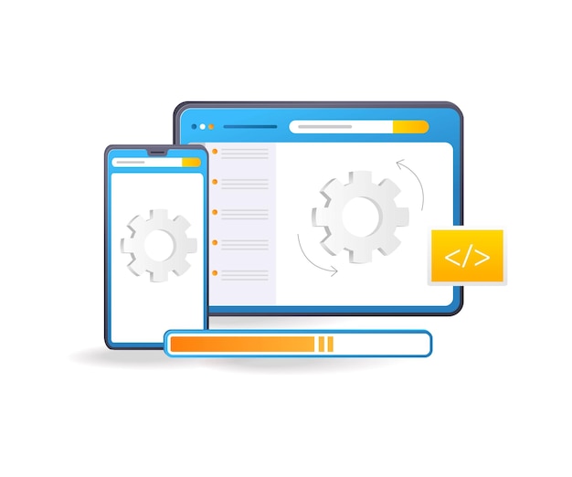 system loading process maintenance application updates
