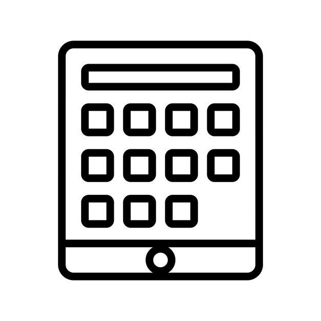 Tablet device icon
