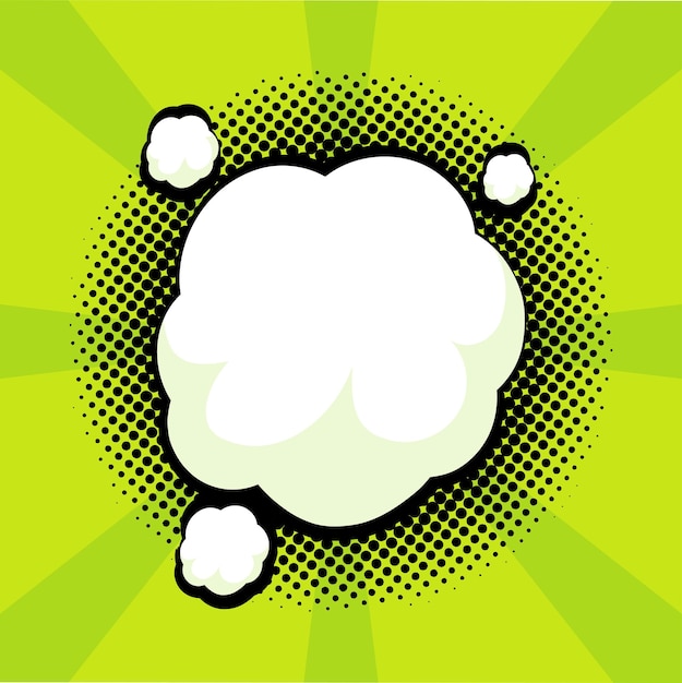 Talk bubble pop art