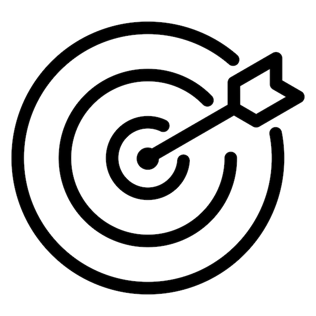 target icon on transparent background