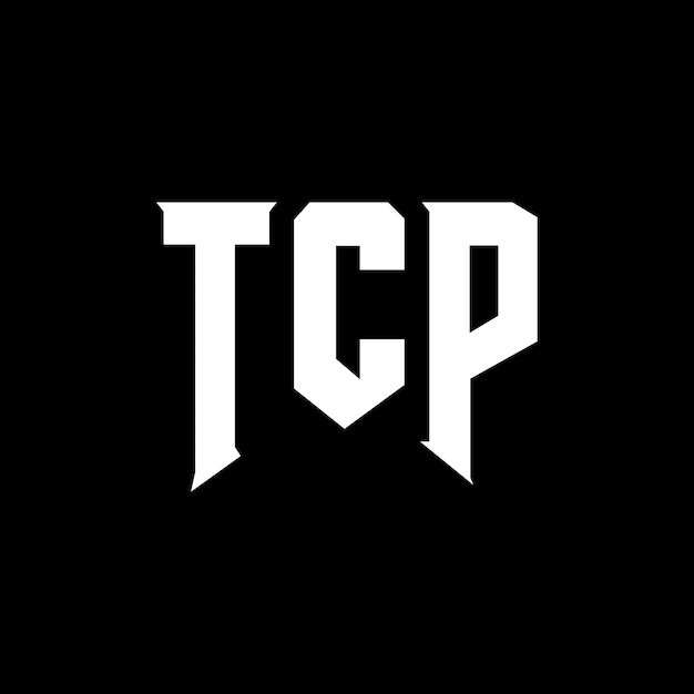 TCP letter logo design for technology company TCP logo design black and white color combination TCP logo TCP vector TCP design TCP icon TCP alphabet TCP typography logo design