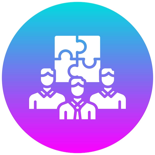 team building vector icon can be used for leadership iconset