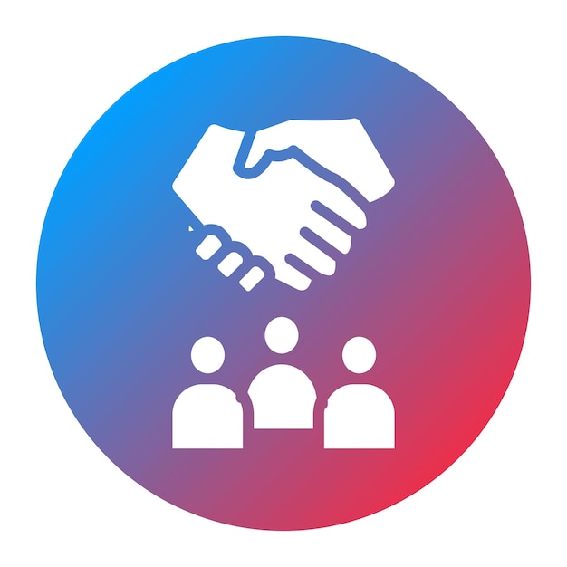 team collaboration icon vector image can be used for project assesment