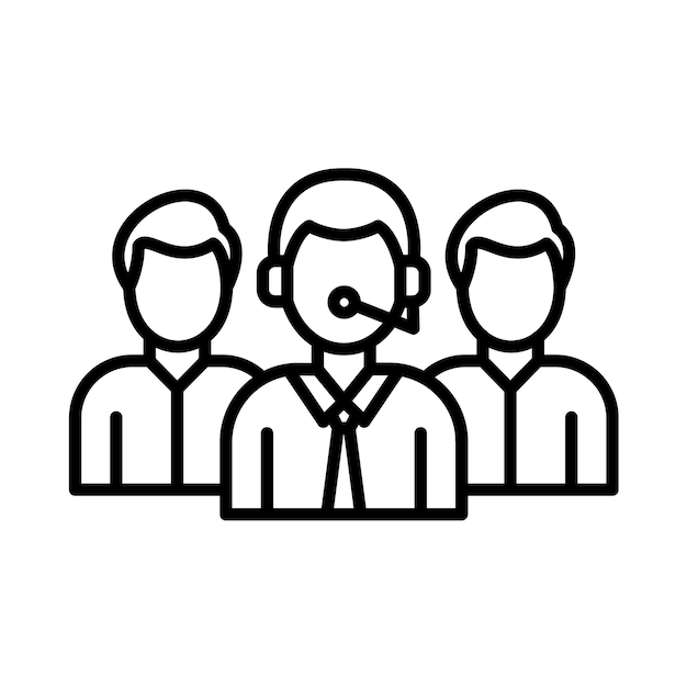 team line illustration