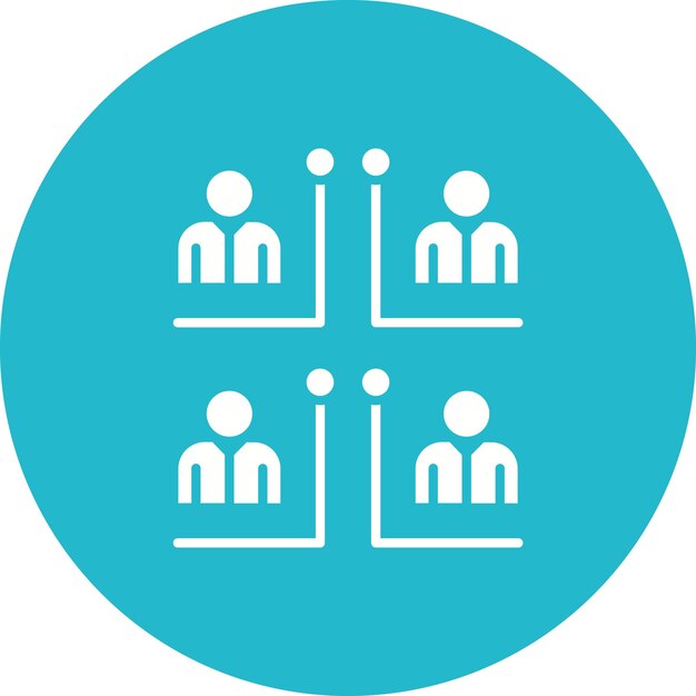 Team Network icon vector image Can be used for Networking and Data Sharing