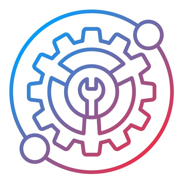 technical support icon vector image can be used for marketing