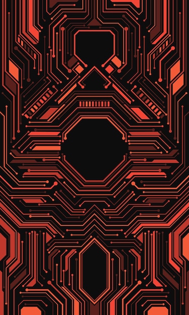 Technology abstract lines wallpaper Digital style electronic circuit board background