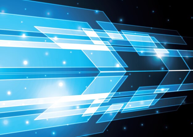 Technology abstract stripe background with copy-space vector illustration
