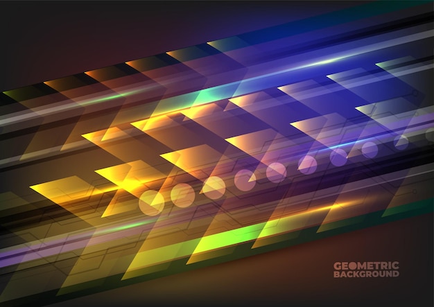 Technology background color vector for web and design
