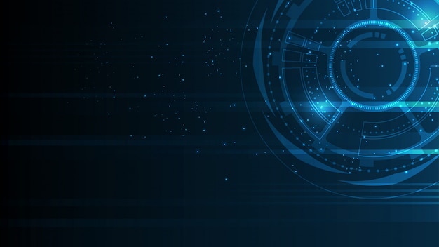 Technology background Hi-tech communication concept innovation