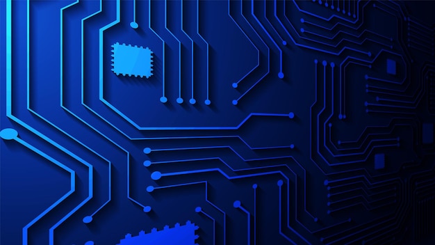 technology background with hitech digital data