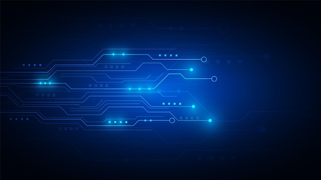 technology background with hitech digital data