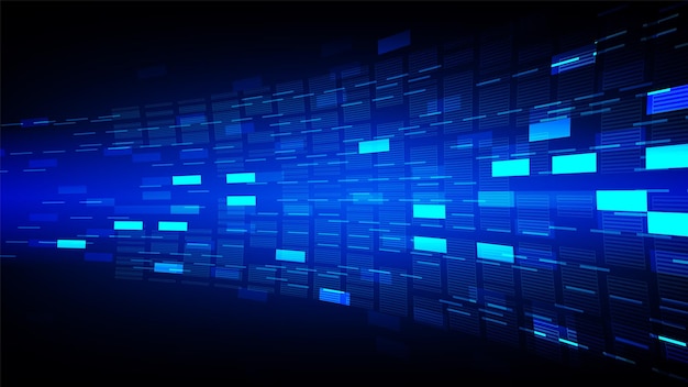 technology background with hitech digital