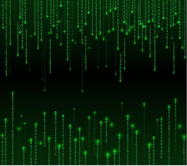 Technology binary background