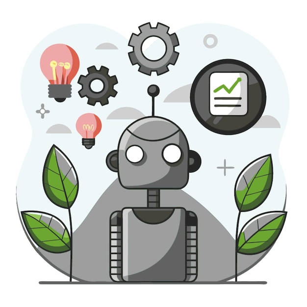 technology concept vector illustration featuring artificial intelligenceai design elements flat st
