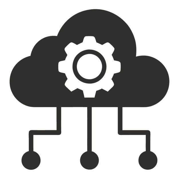Technology Concept Vector Illustration Featuring Cloud Computing Design Flat Style Elements