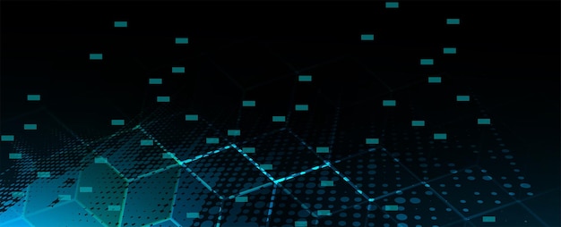 Technology data background idea of global business solution