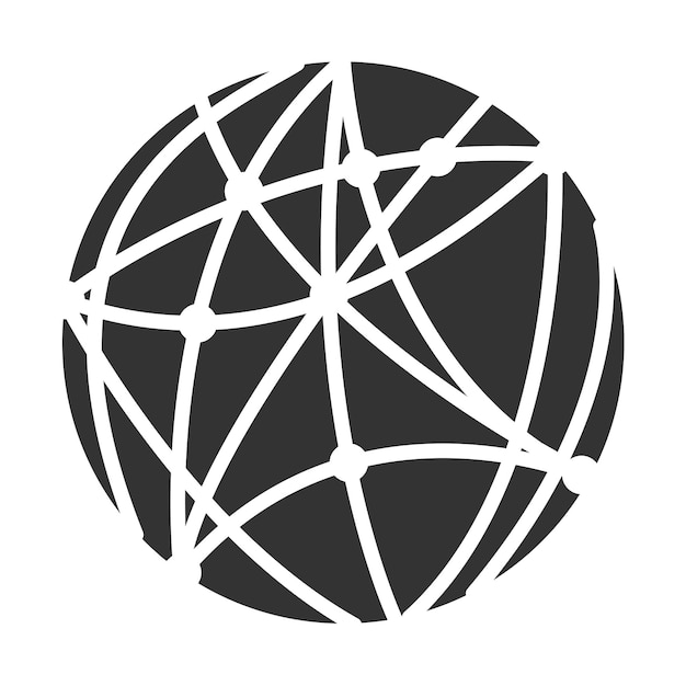 Technology global logo template Icon Illustration Brand Identity