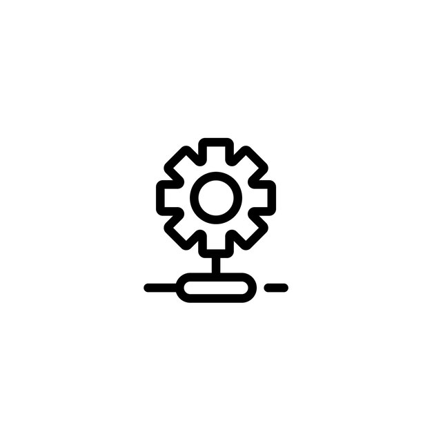 Technology network sign symbol vector