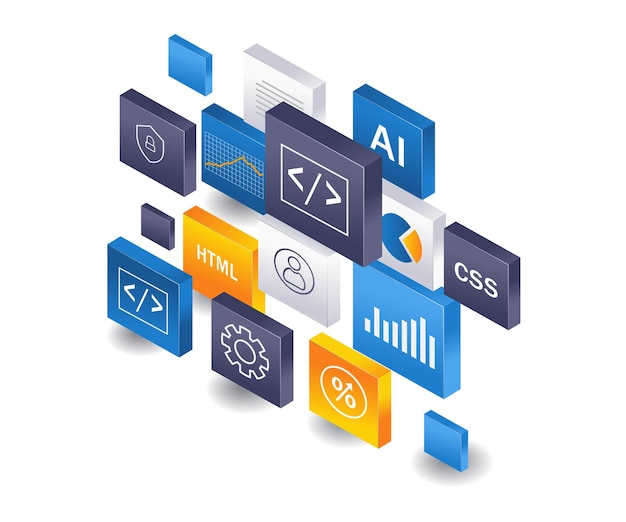 technology website developer application screen